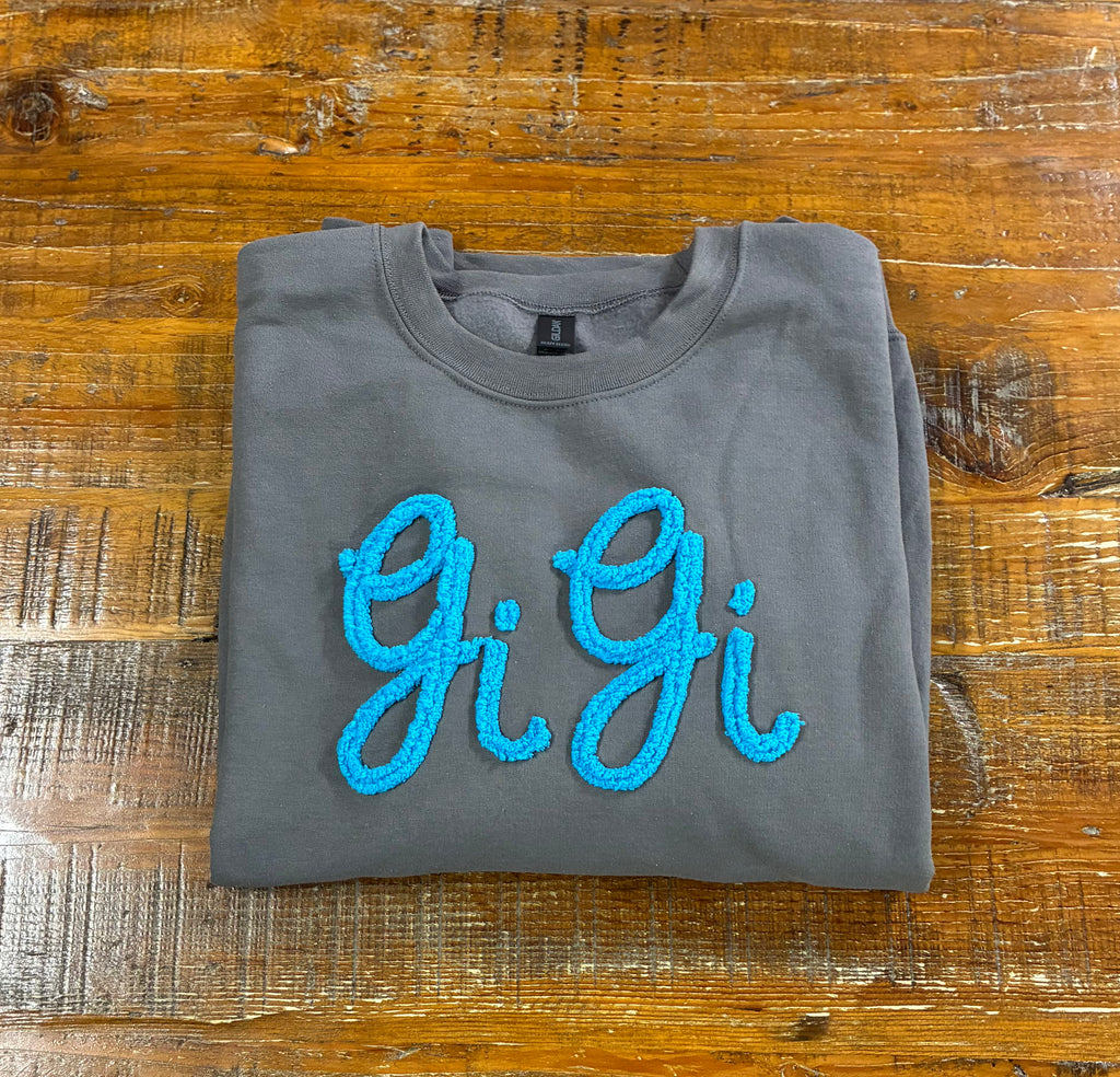 Gigi Yarn Embroidered Sweatshirt
