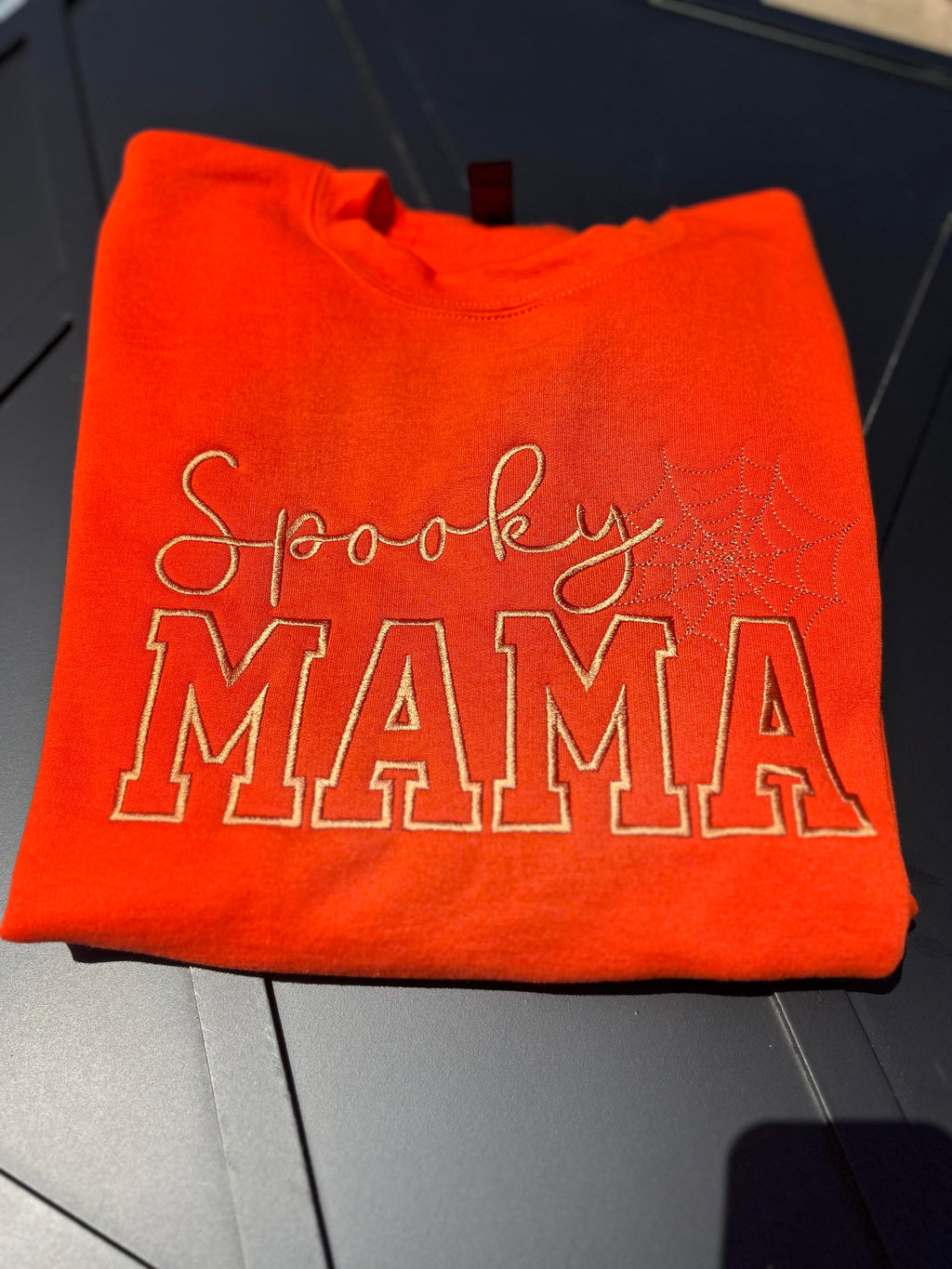 Spooky Mama Embroidered Sweatshirt